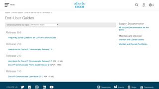 Cisco IP Communicator - End-User Guides - Cisco