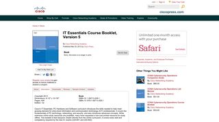 IT Essentials Course Booklet, Version 5 - Cisco Press