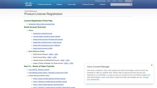 Help - Cisco.com - Product License Registration