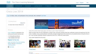Cisco Live 2014 - The Cisco Learning Network