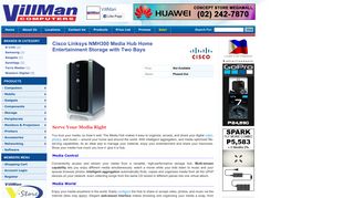 Cisco Linksys NMH300 Media Hub Home Entertainment Storage with ...