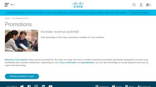 Partner Promotions - Cisco
