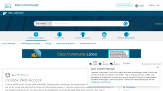 Outlook Web Access - Cisco Community