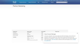 Partner Marketing - Cisco