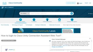 How to login to Cisco Unity Connection ... - Cisco Community