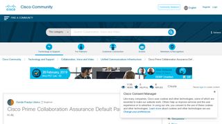 Cisco Prime Collaboration Assurance Def... - Cisco Community