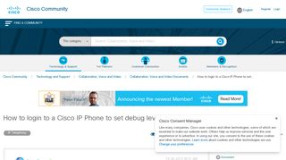 How to login to a Cisco IP Phone to set... - Cisco Community