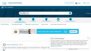 login duration (total login) is incorre... - Cisco Community