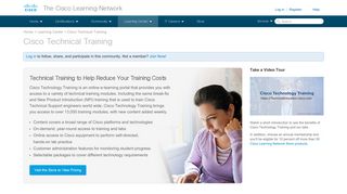 Cisco Technical Training - The Cisco Learning Network