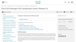 Cisco UCS Manager GUI Configuration Guide, Release 2.2 - Starting ...