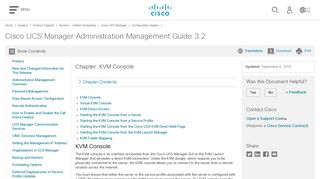 Cisco UCS Manager Administration Management Guide 3.2 - KVM ...