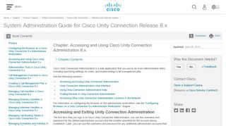 System Administration Guide for Cisco Unity Connection Release 8.x ...