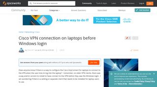 [SOLVED] Cisco VPN connection on laptops before Windows login ...