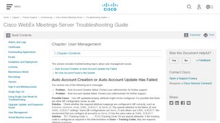Cisco WebEx Meetings Server Troubleshooting Guide - User ...