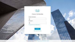 Umbrella > Login - Cisco Umbrella