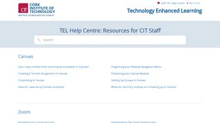 TEL Help Centre