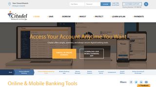 Online Mobile Banking | Citadel