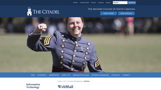 Campus WebMail - The Citadel - Charleston, SC