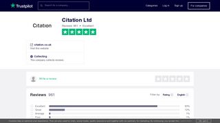 Citation Ltd Reviews | Read Customer Service Reviews of citation.co.uk