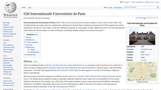 Cité Internationale Universitaire de Paris - Wikipedia