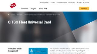 CITGO Fleet Universal Card | Fleet Cards & Fuel Management ...