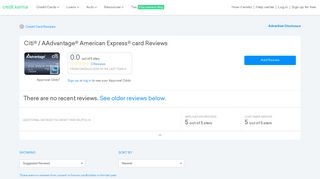 Citi® / AAdvantage® American Express® card Reviews | Credit Karma