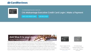 Citi AAdvantage Executive Credit Card Login | Make a Payment