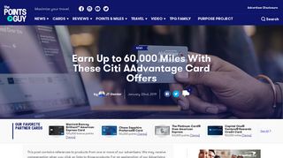 Earn Up to 60,000 Miles With These Citi AAdvantage Card Offers