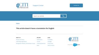CITI Program | Login/Registration Changes on CITI Progr...