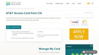 AT&T Access Card from Citi - Credit Card Insider