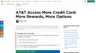 AT&T Access More Credit Card: More Rewards, More Options ...