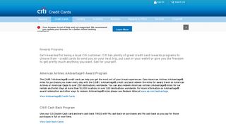 Credit Card Rewards Program - Citi.com