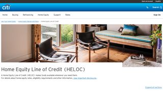 Home Equity Line of Credit - Citi.com