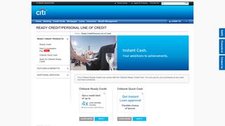 Ready Credit | Installment Loan | Cash loan - Citibank Singapore