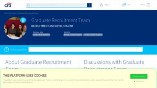 Graduate Recruitment Team - Citi Graduate Recruitment EMEA