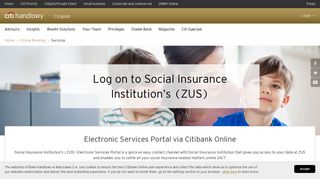 Citi Handlowy - Online Banking - Services