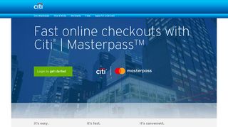 Citi® Masterpass™ - Online Shopping with Faster Checkouts - Citi ...