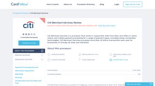 Citi Merchant Services Review 2018 - CardFellow