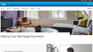 Making Your Mortgage Payments - Citi.com