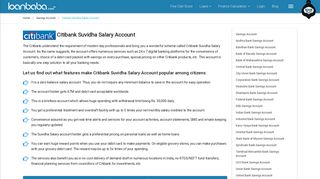 Citibank Suvidha Salary Account – Interest Rates, How to Apply ...