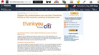 Citi ThankYou Points - Amazon.com