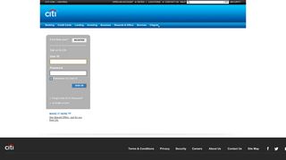 Sign on to Citi - Sign On - Citibank