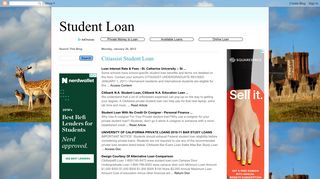 Student Loan: Citiassist Student Loan