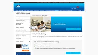 Net Banking - Online Internet Banking in India - Citibank India
