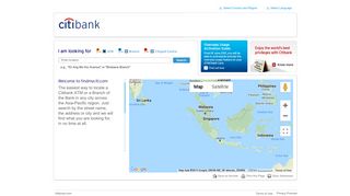 Find My Citi - locate a Citibank ATM or Branch anywhere in Asia