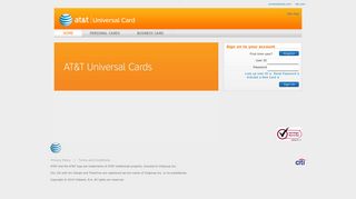 AT&T Universal Card: Home - Citi.com