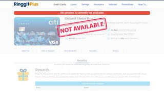Citibank Choice Visa - No Annual Fee - RinggitPlus