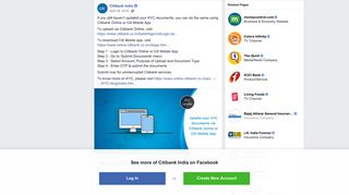 Citibank India - If you still haven't updated your KYC... | Facebook