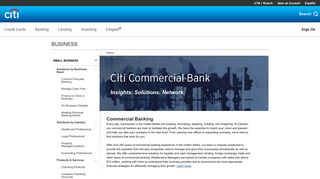 Commercial Banking - Citibank - Citi.com