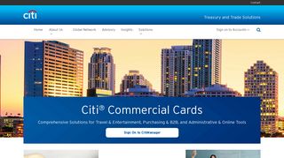 Citi® Commercial Cards | Treasury and Trade Solutions - Citi.com